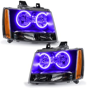 Chevrolet Avalanche Headlight Assemblies - ORACLE Lighting - Pre-Assembled SMD - UV/Purple - `07-`13